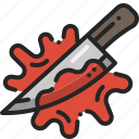 scary, knife, murder, weapon, blood, props