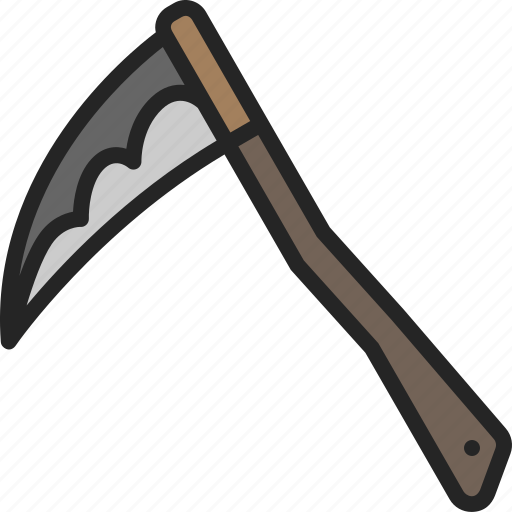 Death, scythe, blaed, props, weapon icon - Download on Iconfinder