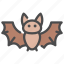 wing, bat, fly, halloween, vampire, animal 