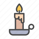 flame, fire, christmas, candle, candlestick, light