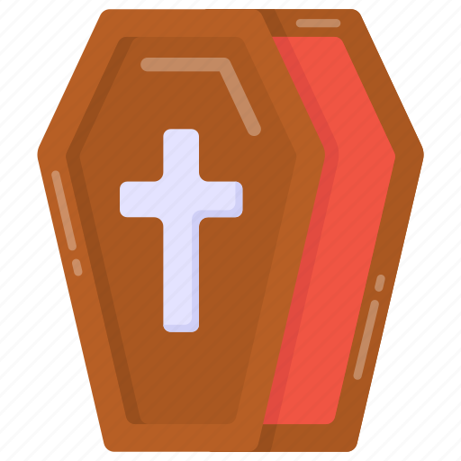 Funeral box, coffin, casket, halloween coffin, burial coffin icon - Download on Iconfinder