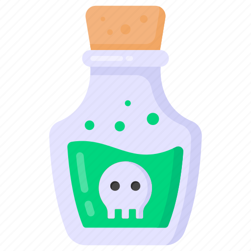 Poison, toxic, dangerous liquid, contaminant water, poison jar icon - Download on Iconfinder