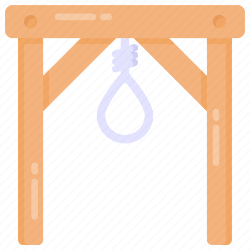 Death penalty, death rope, death execution, gallows, death loop icon - Download on Iconfinder