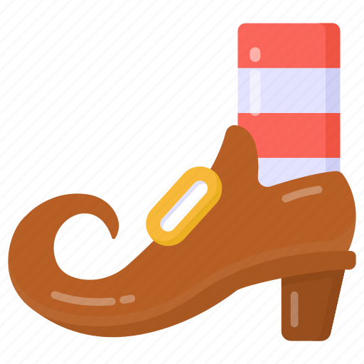 Horror shoe, halloween shoe, footwear, shoe, boot icon - Download on Iconfinder