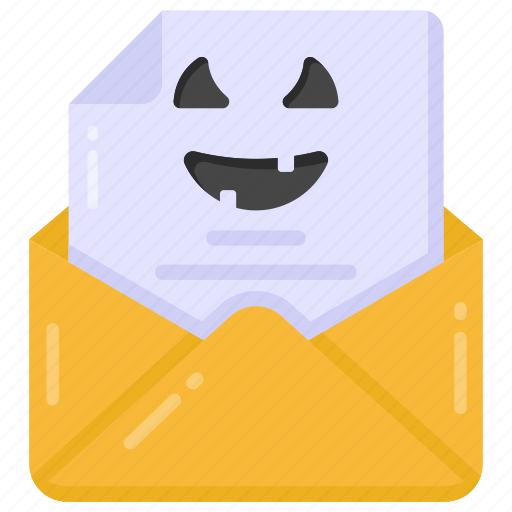 Letter, halloween message, halloween note, halloween invitation, halloween mail icon - Download on Iconfinder