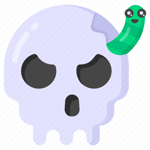 Halloween skull, skull snake, scary skull, snake, creepy skull snake icon - Download on Iconfinder