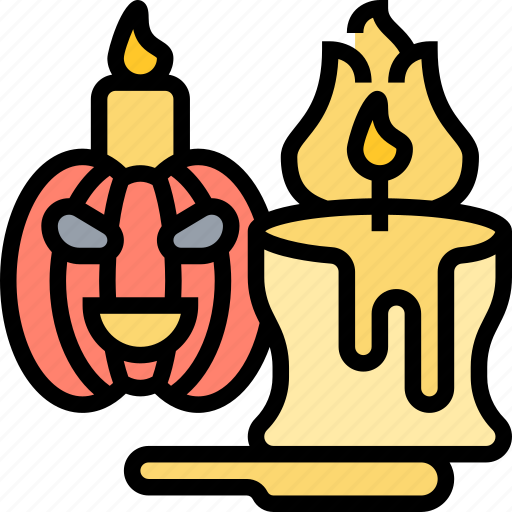 Candle, light, horror, mystic, halloween icon - Download on Iconfinder