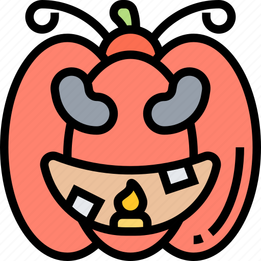 Pumpkin, halloween, decoration, festival, party icon - Download on Iconfinder