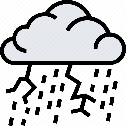 Thunderstorm, rain, storm, weather, spooky icon - Download on Iconfinder