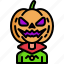 lantern, spooky, terror, scary, character, costume, pumpkin 