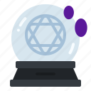 crystal, ball, halloween, fortune, magic, magician, witch, celebration