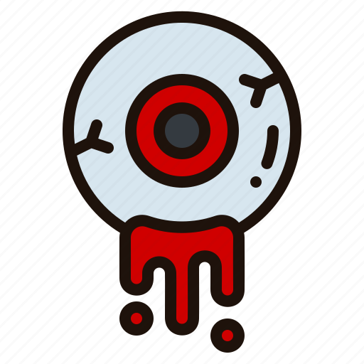 Eyeball, halloween, scary, terror, spooky, eye, ball icon - Download on Iconfinder