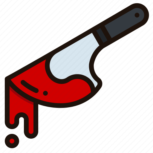 Knife, blood, crime, kill, dead, halloween, horror icon - Download on Iconfinder