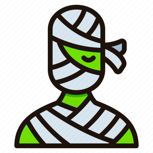 Mummy, avatar, dead, ghost, halloween, scary, spooky icon - Download on Iconfinder