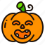 pumpkin, halloween, fear, horror, scary, spooky, terror 