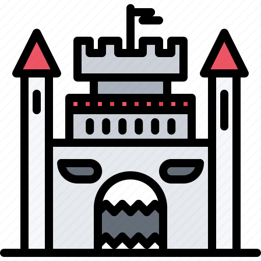Building, castle, halloween, party, holiday icon - Download on Iconfinder