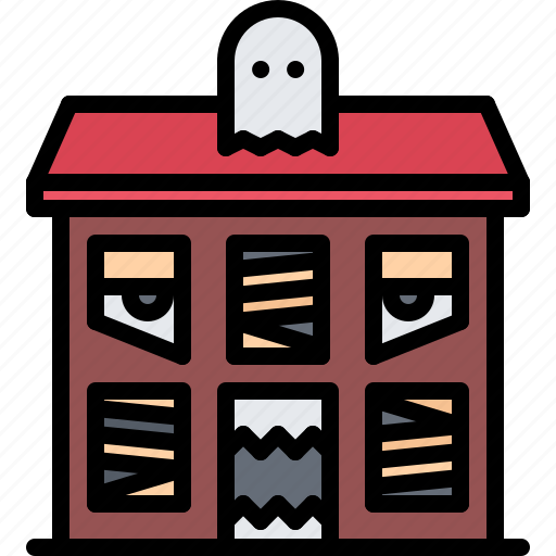 Building, house, halloween, party, holiday, spirit, ghost icon - Download on Iconfinder
