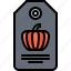 halloween, party, holiday, pumpkin, tag 