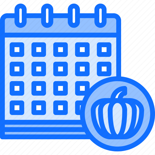 Halloween, party, holiday, pumpkin, calendar, date icon - Download on Iconfinder