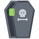 coffin, zombie, hand, halloween, party, holiday