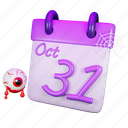 calendar, halloween, date, event, october 31 