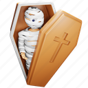 coffin, box, halloween, dead, mummy, scary, mummified 