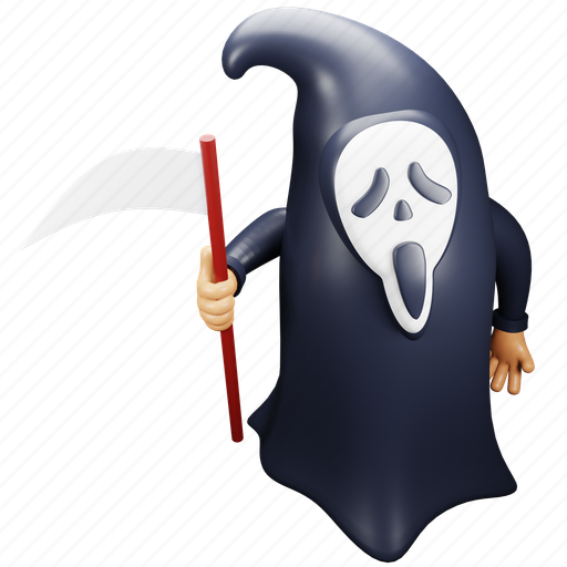 Ghost, halloween, scary, spooky, horror, monster 3D illustration - Download on Iconfinder