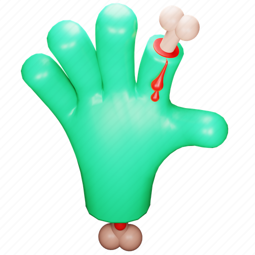 Hand, halloween, zombie, scary, spooky, dead 3D illustration - Download on Iconfinder