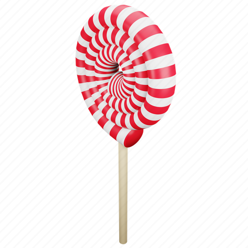 Lollipop, halloween, candy, sweet, treat 3D illustration - Download on Iconfinder
