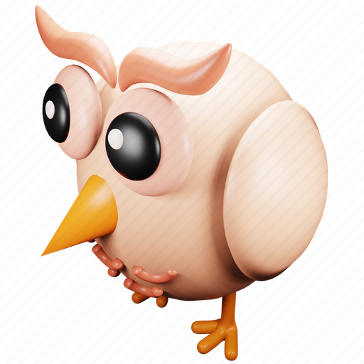 Owl, halloween, animal, bird, night, spooky 3D illustration - Download on Iconfinder