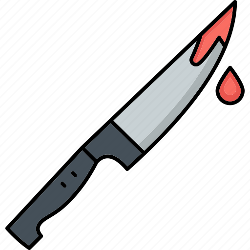 Bloody knife, knife, halloween, scary, bloody, spooky, murder icon - Download on Iconfinder