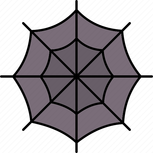 Cobweb, halloween, spider, scary, evil, pumpkin, death icon - Download on Iconfinder
