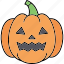 pumpkin, halloween, scary, food, vegetable, spooky, ghost, horror, character 