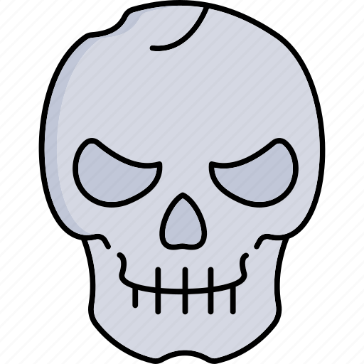 Skull, halloween, scary, horror, ghost, spooky, skeleton icon - Download on Iconfinder
