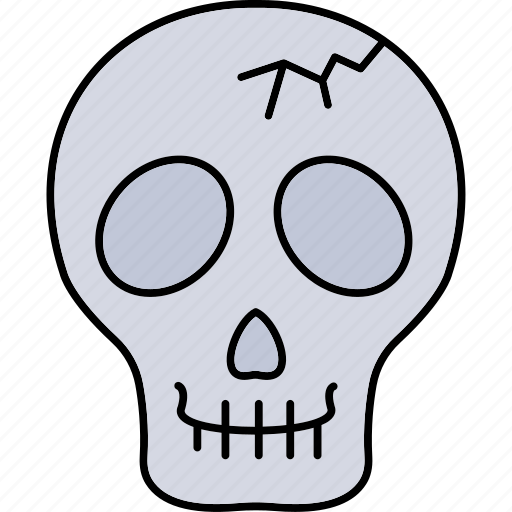 Skull, halloween, scary, horror, ghost, spooky, skeleton icon - Download on Iconfinder