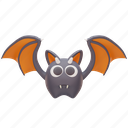 cute, bat, flying, animal, creepy, party, scary, trick or treat, halloween 