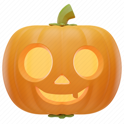 Smiling, pumpkin, lantern, cute, fruit, angry, jack o lantern 3D illustration - Download on Iconfinder