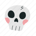 skull, spooky, halloween, creepy, bone, chilling