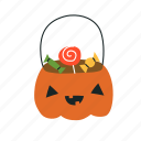 trick, or, treat, bucket, halloween, candy, pail, spooky, container, costume, accessory, childrens, basket