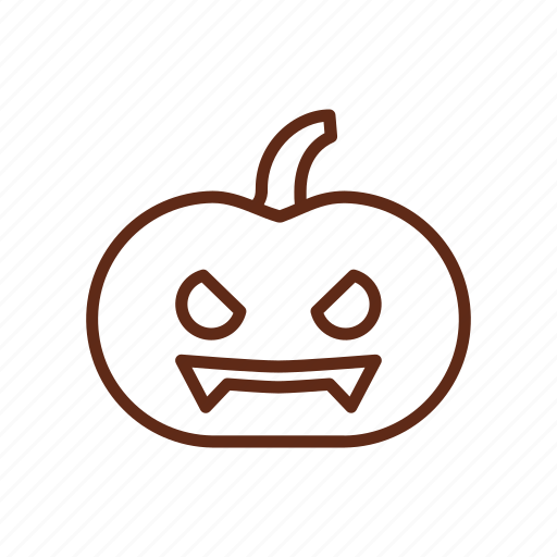 Halloween, scary, pumpkin, vegetable, horror, food icon - Download on Iconfinder