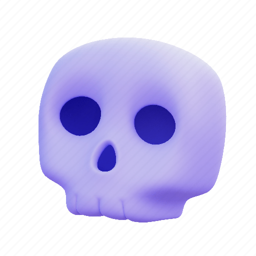 Skull, head, halloween 3D illustration - Download on Iconfinder