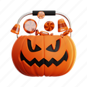 pumpkin, candy, spooky, lollipop, horror, creepy, sweets, ghost, halloween 