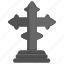 cross, christianity, religious, sign, tomb, faith 