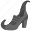 witch, shoe, elf, pointed, stiletto, tapered, toe 