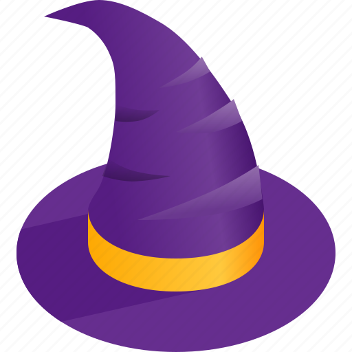 Halloween, hat, isometric, monster, scary, witch, wizard icon - Download on Iconfinder