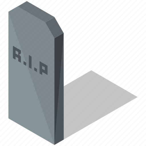 Headstone, gravestone, graveyard, halloween, rip, tomb, tombstone icon - Download on Iconfinder