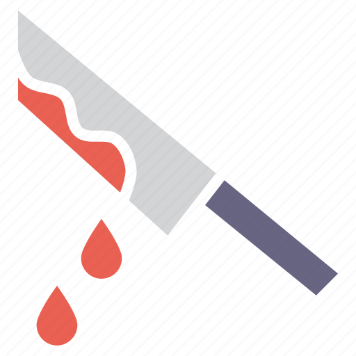 Blood, halloween, horror, knife, murder, party icon - Download on Iconfinder