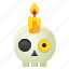 avatar, candle, halloween, skull, spooky 