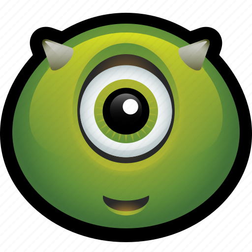 Alien, halloween, mike, monster, pixar, spooky icon - Download on Iconfinder