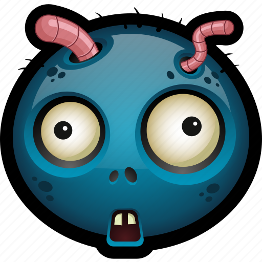 Dead, halloween, horror, monster, scary, worm, zombie icon - Download on Iconfinder